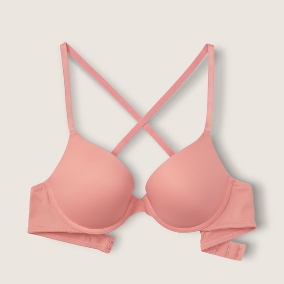 VICTORIA’S SECRET PINK WEAR EVERYWHERE PUSH-UP BRA - Picture 6 of 8